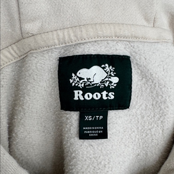 Roots Men's Off-White Hoodie - Picture 5 of 5